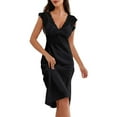 thumbnail image 1 of Camisón sin mangas de encaje francés para mujer - Elegante camisón largo para estar por casa, poliéster, tallas S-XL, 1 of 7