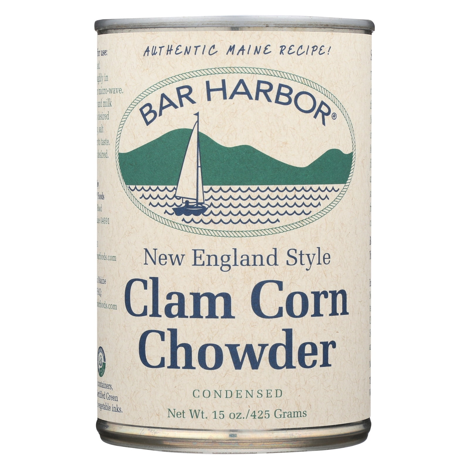 Bar Harbor Clam & Corn Chowder (6x15 Oz)