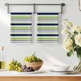 thumbnail image 3 of Green Gray Striped Kitchen Towels Set of 4, Farmhouse Stripes Modern Abstract Art Absorbent Dish Towels for Kitchen, Microfiber Hand Towel, Quick Drying Tea Towel for Cleaning Decorative Dishcloths, 3 of 7