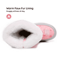 thumbnail image 5 of Blikcon Girls Waterproof Snow Boots with Faux Fur – Warm Winter Boots with Drawstring Closure & Non-Slip Sole, 5 of 8