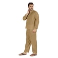 thumbnail image 3 of Inkmeso SolidNightwearSet For Men's Short Sleeve Pjs Loungewear Sets Soft Cotton Designer Sleepwear, 3 of 7