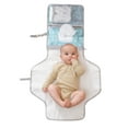 thumbnail image 1 of Sunveno Polyester Portable Diaper Changing Pad, Blue, 1 Count, 1 of 10