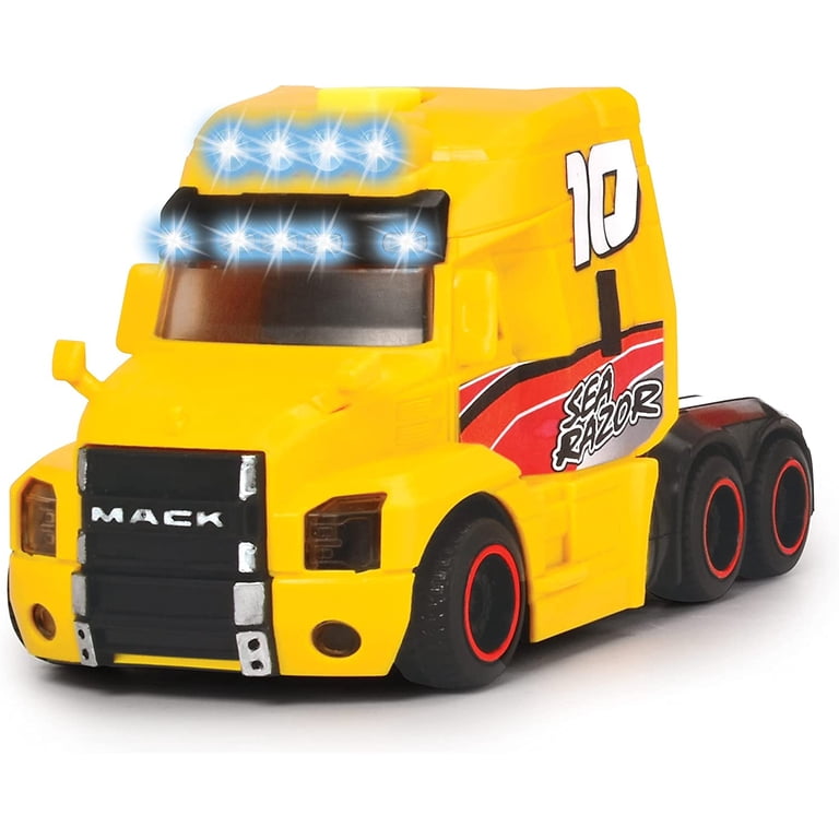 Dickie Toys - Mack Truck with Trailer and Boat - Walmart.com