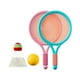 thumbnail image 1 of Juego de tenis de bádminton para niños, raquetas de tenis para niños, juego deportivo, raqueta de bádminton Rosado azul, 1 of 8