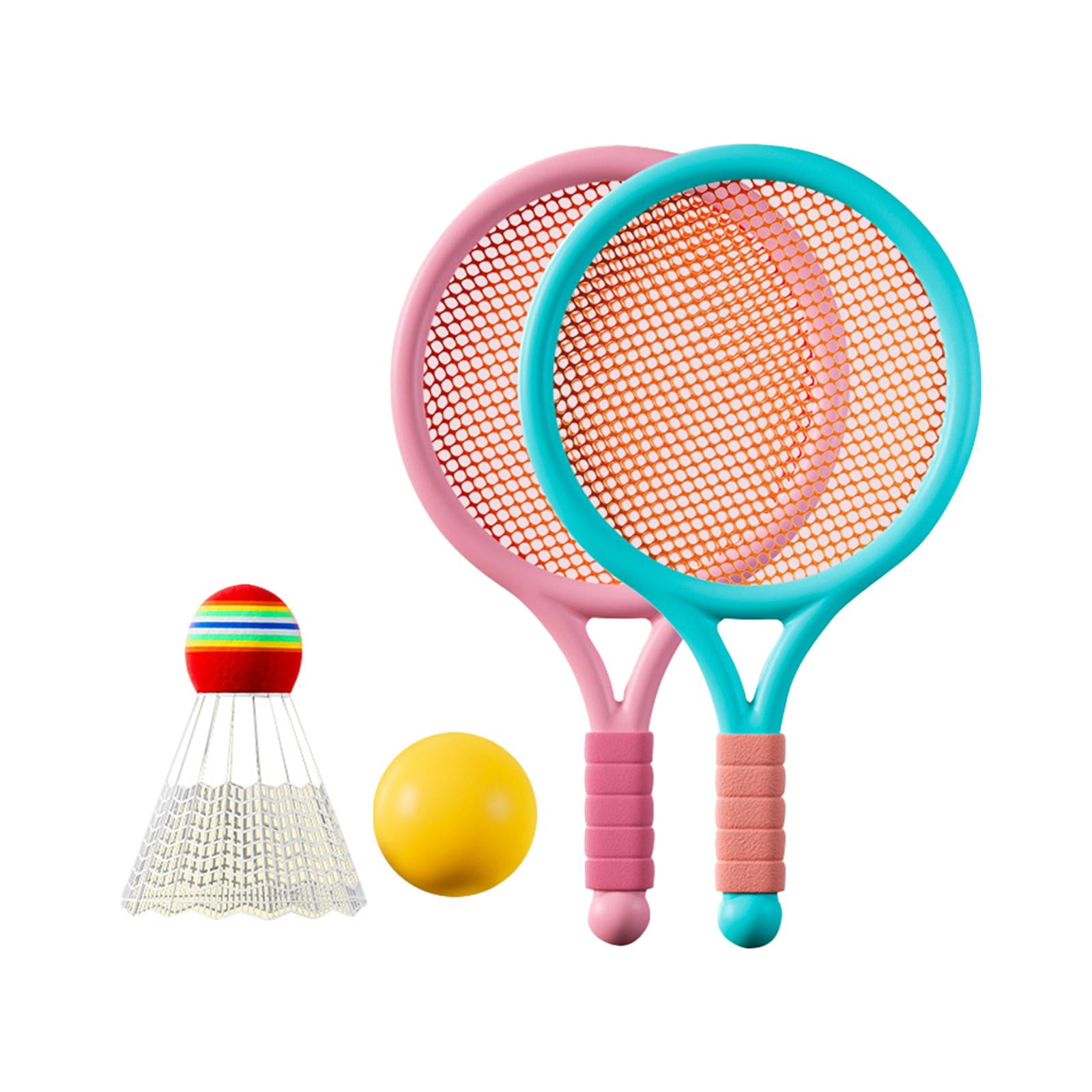 harayaa Children Badminton Tennis Set Badminton Racket Sports Kids Tennis Rackets Tennis Pink Blue