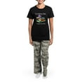 thumbnail image 4 of CafePress - Nursing School Women's Dark Pajamas - Women's Short Sleeve Print T-Shirt and Pants Dark Cotton Pajama Set, 4 of 7