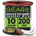 thumbnail image 1 of Cable para bocinas GEARit calibre 10, 61 m, CCA, blanco, 200 pies, 1 of 8