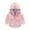 Pink, variant on Eltusu Girls Fleece Jackets with Pockets, Warm Hooded Mid-weight Stand-up Collar Winter Outerwear Purple Size 6 T