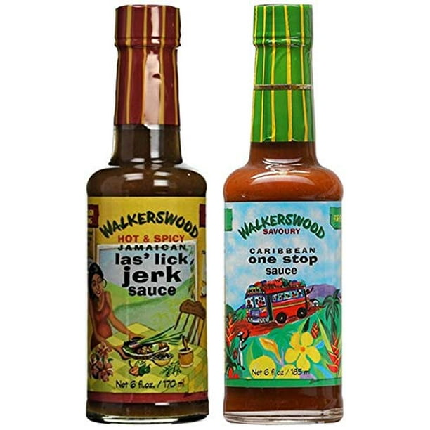 WALKERSWOOD COOKING SAUCES VARIETY PACK (LAS LICK JERK AND ONE STOP)