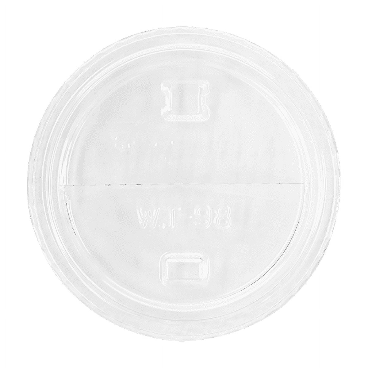 Karat Earth PLA Flat Lids For 32oz Cold Cups – 104.5mm, 600 Count, KE-KCL1045
