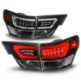 thumbnail image 2 of ANZO 11-13 Jeep Grand Cherokee LED Taillights w/ Lightbar Black Housing/Clear Lens 4pcs - 311439, 2 of 9