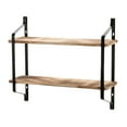 thumbnail image 3 of Veryke Industrial 2 Tiers Floating Wall Shelves, Wall Mounted Plant Stand, 3 of 7