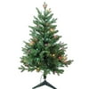 Kurt Adler 3-Foot Pre-Lit Multi-Color Incandescent Jackson Pine Tree