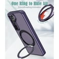 thumbnail image 4 of For Samsung Galaxy S23 Plus Case, Military Grade Shockproof Compatible with Magsafe Rotating Stand Bumper Drop Protection Phone Case Cover for Samsung Galaxy S23 Plus, Purple, 4 of 6