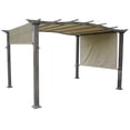thumbnail image 2 of APEX GARDEN Toile de Rechange pour Auvent de Pergola (Taille : 80 Pouces x 206 Pouces), 2 of 2