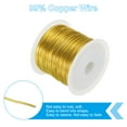 thumbnail image 3 of Cable de cobre sólido Uxcell de 171 pies, 0.5 mm, 24 calibre, tono dorado, 3 of 5