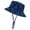 Dinosaur Navy Blue, variant on Baby Sun Hats UPF 50+ Wide Brim Toddler Bucket Hats Adjustable Dinosaur Print Sun Protection Hat for Baby Boys Girls Navy Blue 3-6 Months