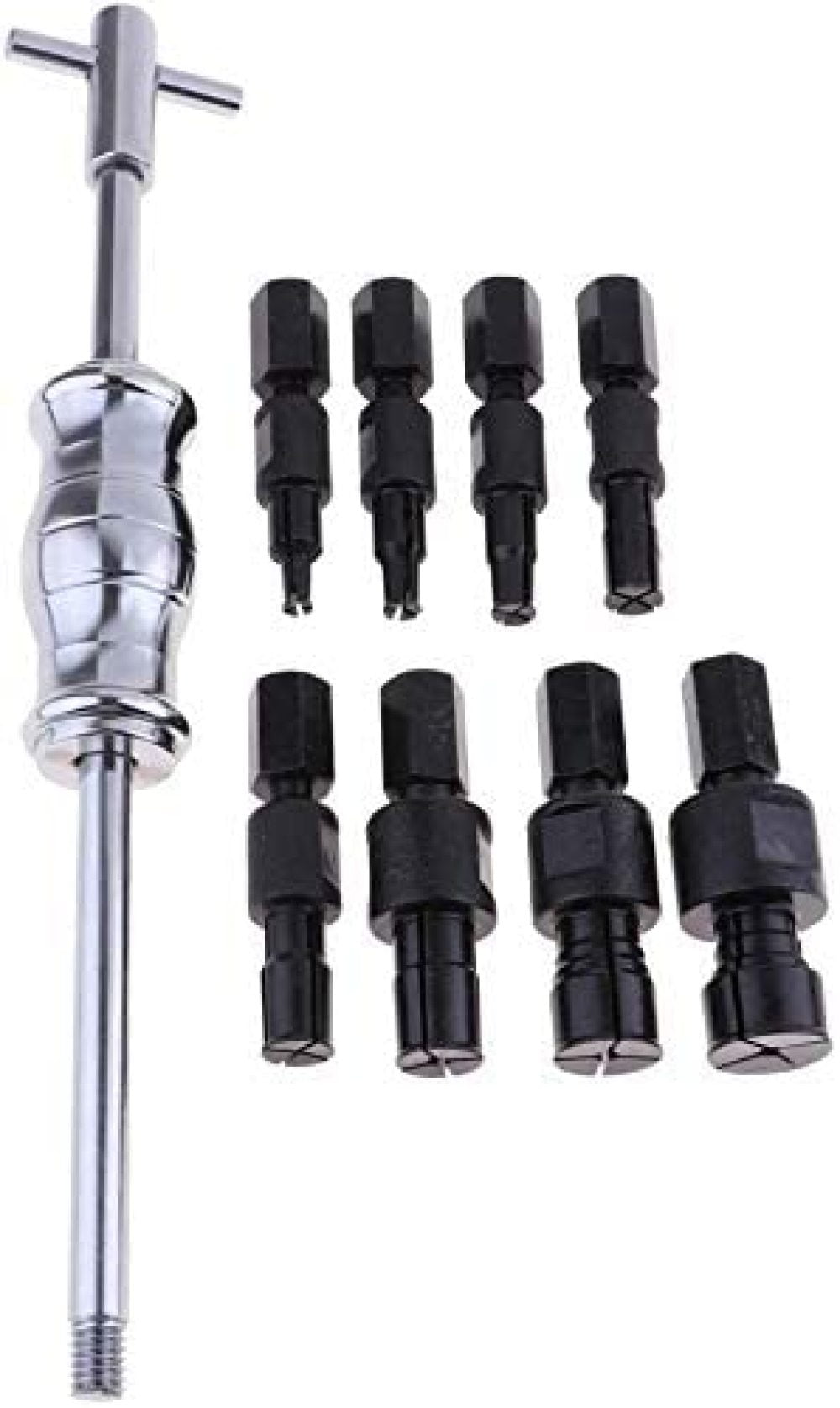 9pcs Blind Hole Slide Hammer Bearing Puller Internal Extractor Removal