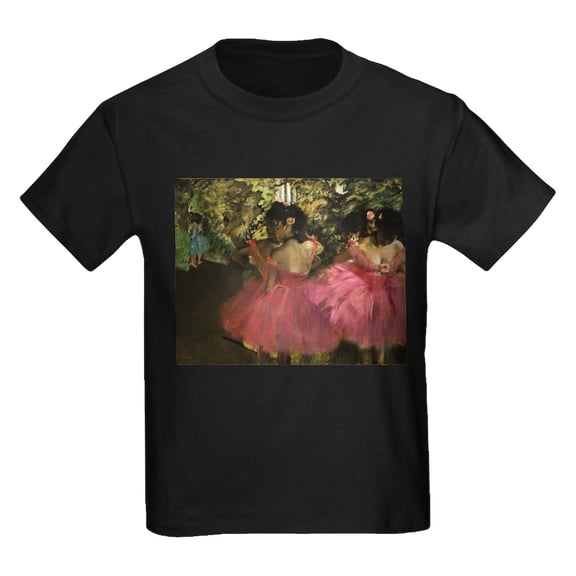 CafePress - Dancers In Pink By Edgar Degas T Shirt - Dark T-Shirt Kids XS-XL