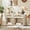 Grey, variant on LELELINKY Rattan Nightstand with Charging Station, 23" Wide Boho Bedside Table with Drawer and Shelf for Bedroom, Living Room, Tea Color