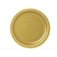 thumbnail image 3 of Gold Paper Cake Plates, 8ct, 3 of 3