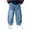 X12 Blue, variant on Bysome Boys Pants Solid Color Elastic Waist With Pockets Trousers Comfortable Boys Pants Size 4-5 Years Blue
