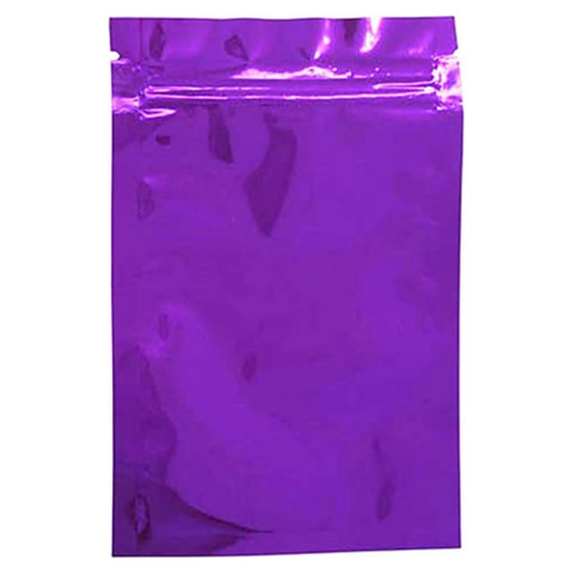 Toystoory Paquete de 100 piezas Bolsa de papel de aluminio Envases de cosméticos Paquete con cierre hermético Bolsas Envoltura Contenedor Bolsa Type2 NO2