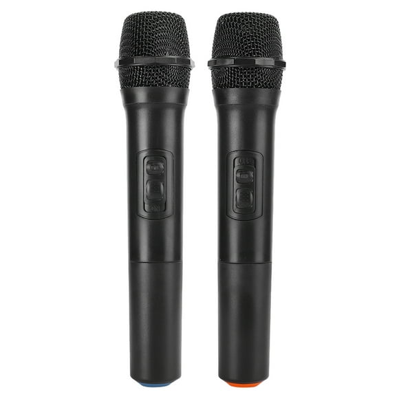 E7 Microphone Portable, 1500mA Microphone Portable Sans Fil en Plastique avec Antenne de Récepteur pour Karaoké