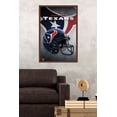 thumbnail image 2 of NFL Houston Texans - Helmet 15 Wall Poster, 22.375" x 34", Framed, 2 of 2