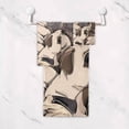 thumbnail image 4 of Coolnut 3 PCS Towel Pug Portrait Cotton Bath Towel Set (1 Bath Towel, 1 Hand Towel, 1 Washcloth) for Bathroom, Super Soft and Quick Dry Towels, 4 of 6