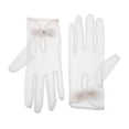 thumbnail image 1 of OULII Bridal White Lace Gloves with Unique Hollow Pattern for Wedding and Special Occasions, 1 of 7