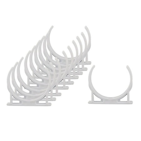 

Water Filter Mounting Bracket Clip for Fridge Filters Osmosis RO Membrane Housing Single_85mm_10Pcs