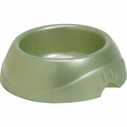 Petmate Plastic Round Large Designer Pet Food Bowl 23079 Pack of 12 23079 836486 Bundle 12