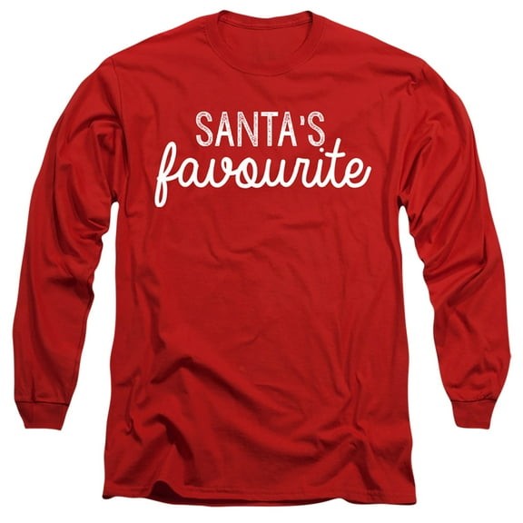 Santa's Favorite This Christmas Unisex Adult Long-Sleeve T Shirt