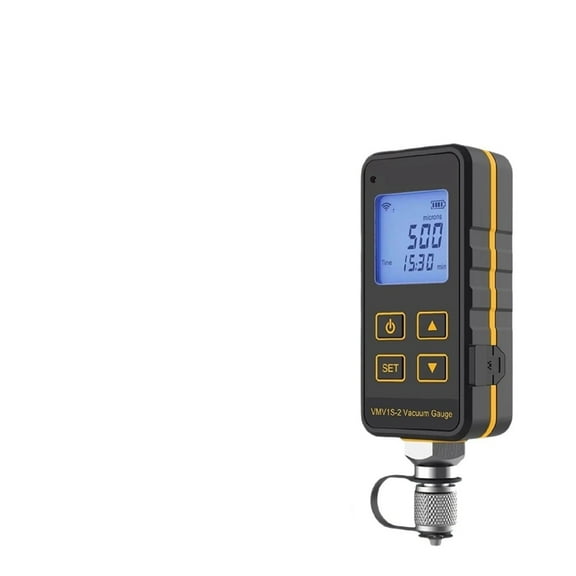 Bluetooth Vacuum Gauge Digital HVAC Refrigerant Pressure Meter Micron Leak Test Tool with Alarm