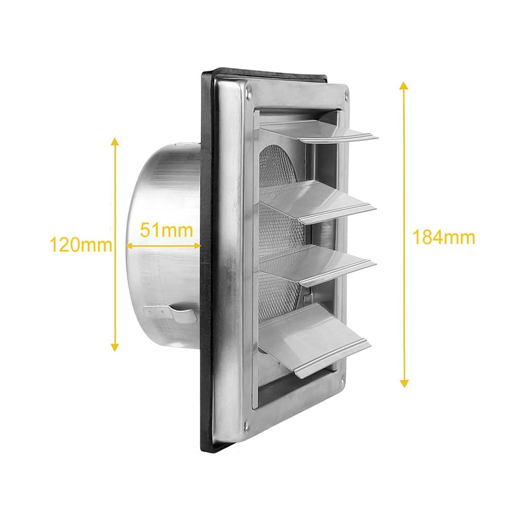 Rainproof 304 Stainless Steel Ventilation Grille For Indoor And Outdoor Use