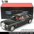 thumbnail image 6 of 1:18 Rolls-Royce Phantom Model Car, Zinc Alloy Pull Back Toy Diecast Car with Sound and Light, Realistic Modeling Model Toy, 6 of 6