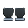 thumbnail image 6 of Linon Metal Chapata Stacking Dining Chairs, Set of 2, Black Faux Leather, 6 of 10