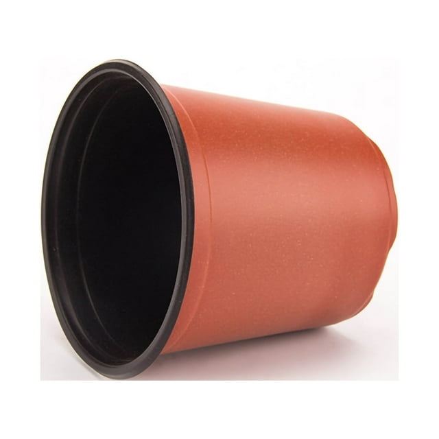 Seedling Pot Seed Starting Pot Plastic Plant Nursery Pot Seedling Flower Container Flower Plant Container Thickened Plastic Plant Nursery Pot 2 Color Seedling Pot Flower Plant