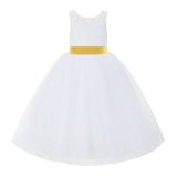 Ekidsbridal White Lace Back Tutu Tulle Flow… product image