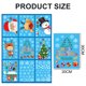 thumbnail image 2 of Dos juegos de pegatinas navideñas de dibujos animados para ventanas, ventanas, salas de estar, electricidad estática, copos de nieve, pegatinas navideñas para paredes, 2 of 5