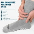 thumbnail image 6 of Anti-Slip Gripper Diabetic Socks for Men and Women, UNEEI 4 Pairs Non-Binding Nonslip Socks with Comfort, Ideal for Elderly & Diabetes Foot Care, 6 of 8