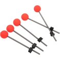 thumbnail image 1 of Woeilo Embout de Canne à Ressort Boule Rouge, 5 Pcs Embout de Canne à Pêche sur Glace Haute Résistance Durable pour Réservoir de Pêche, 1 of 5