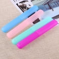 thumbnail image 2 of 4 Pcs Étui à Brosse à Dents Portable Boîte de Rangement pour Brosse à Dents de Voyage (Couleur Mixte), 2 of 5