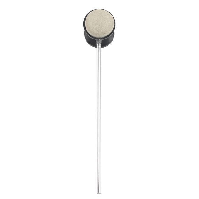 Soidarity Kick Hammers Pedal de pie Mano de obra de fieltro para principiantes Batidor de acero inoxidable a prueba de herrumbre Mazo Artesanía Piezas de Accesorios para instrumentos musicales Soidarity OD028479-00