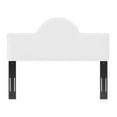 thumbnail image 6 of Modway Dawn Twin Performance Velvet Headboard in White, 6 of 7