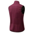 thumbnail image 2 of Chaleco de ciclismo para hombre Chaqueta de bicicleta sin mangas de lana térmica a prueba de viento Wosawe Chaqueta de ciclismo, 2 of 7