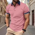thumbnail image 6 of Garbnen Men's Polo Shirt Short Sleeve Collared Henley T Shirts for Men Lightweight Breathable Casual Office Summer Outdoor Golf Shirt Men XXL, 6 of 7