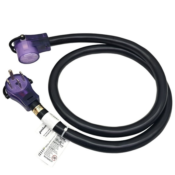 Parkworld 67834 6 Gauge 6ft Black 1 Outlet RV/EV Extension Cord