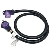 Parkworld 67834 6 Gauge 6ft Black 1 Outlet RV/EV Extension Cord